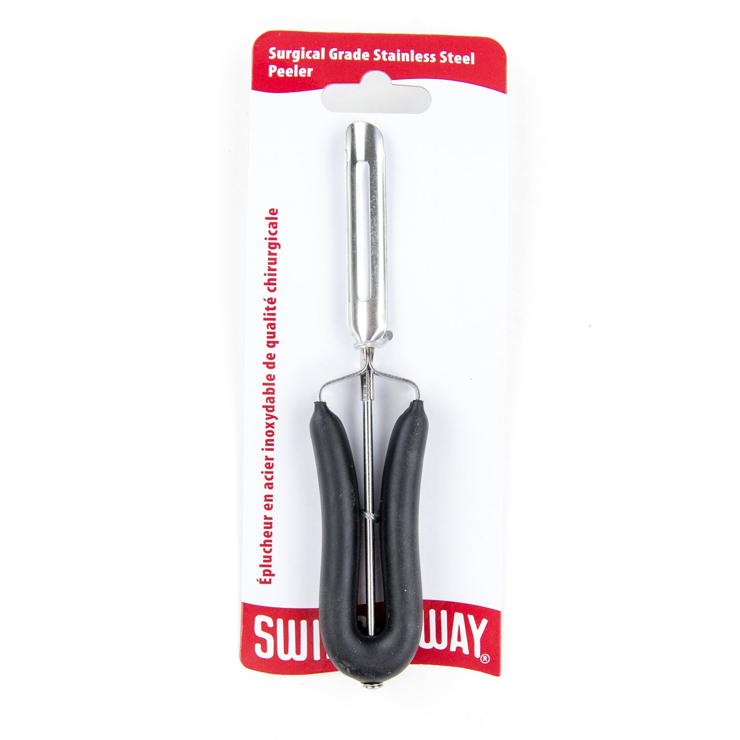 Swing-A-Way - Surgical Grade Stainless Steel Peeler, Black (327)