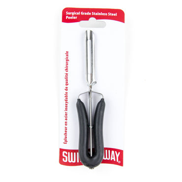 Swing-A-Way - Surgical Grade Stainless Steel Peeler, Black (327)