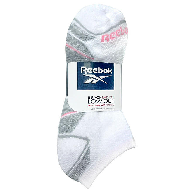 Reebok Ladies Cushion Low Cut Socks (8 Pack)