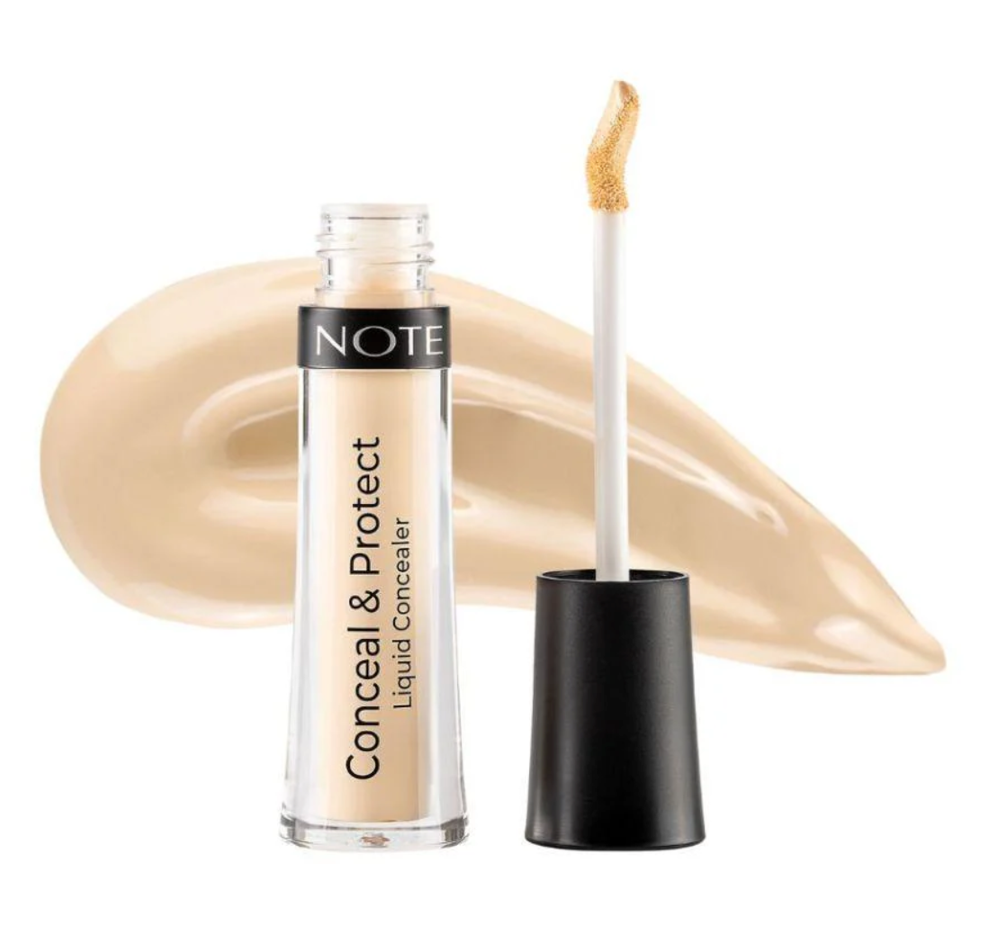 NOTE Cosmetics Conceal & Protect Liquid Concealer - Light Sand 01