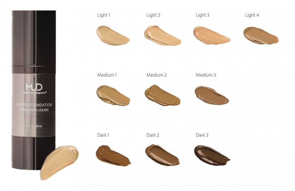 MUD Makeup Designory Liquid Foundation - D1