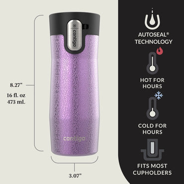 Contigo West Loop, AUTOSEAL Travel Mug, 16 oz / (2-Pack)
