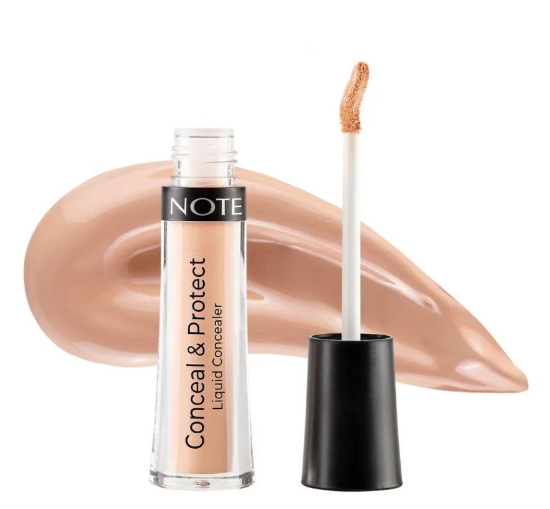 NOTE Cosmetics Conceal & Protect Liquid Concealer - Warm Rose (07)