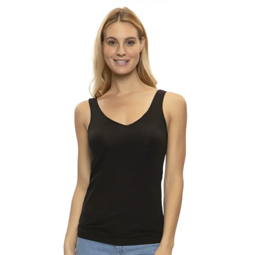 Felina Reversible Cotton Womens Tank Top | (4-Pack)