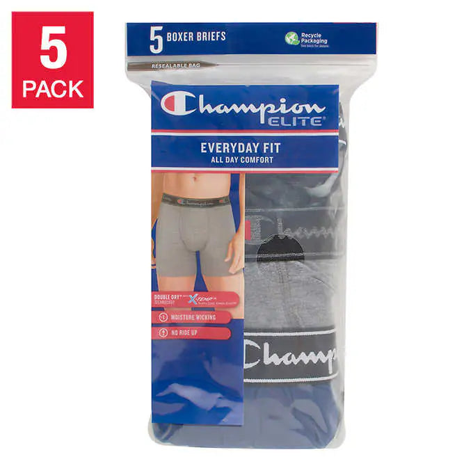 Champion Men's Boxer Brief (5-pack)