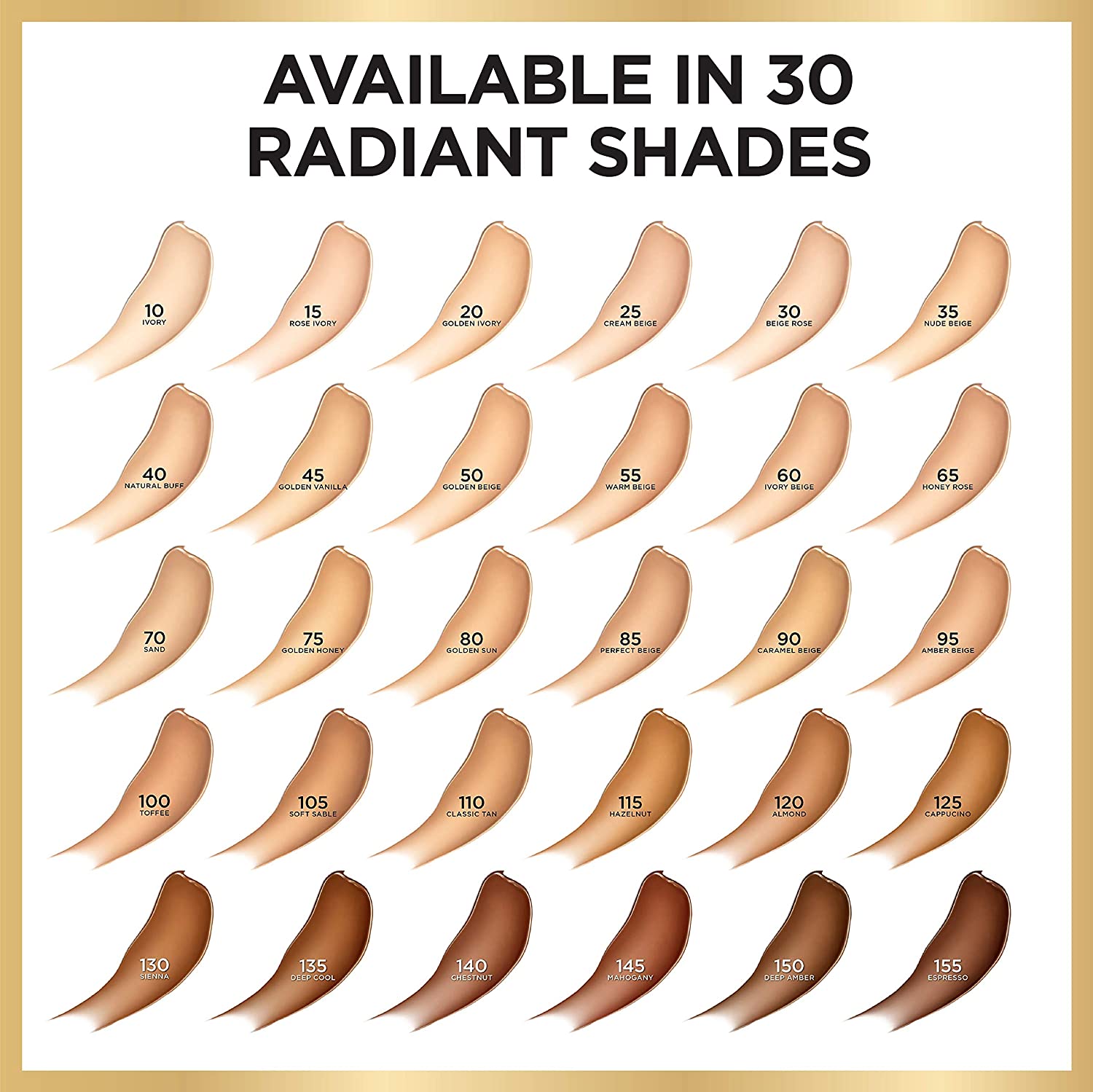 L'OREAL Age Perfect Radiant Serum Foundation with SPF 50, Soft Sable 105