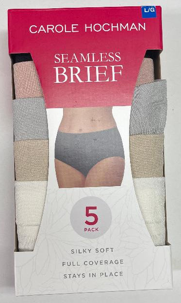 Carole Hochman Ladies' Seamless Brief (5-pack)