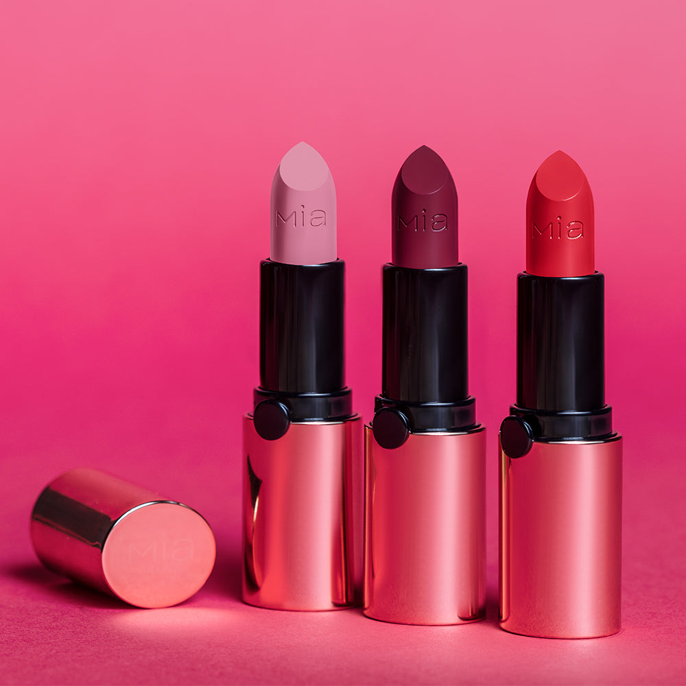 MIA COSMETICS Glam Flow Lipstick, Long lasting matte