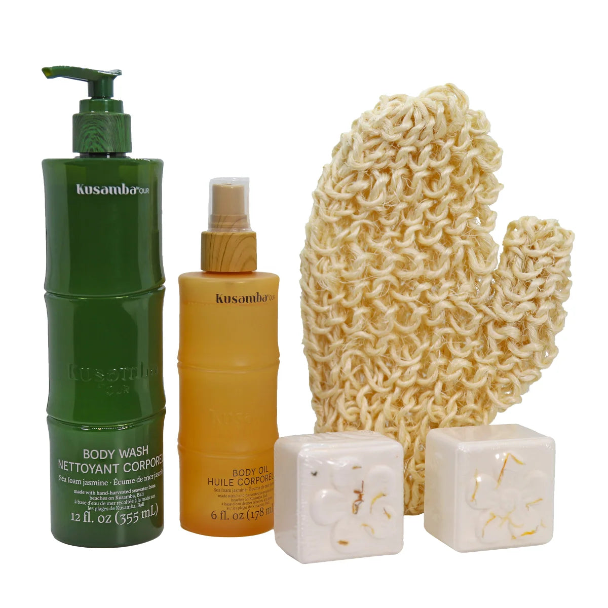 Kusamba by QUR Bath and Body Care, 5-piece Collection