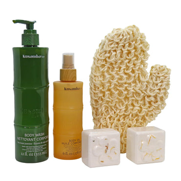 Kusamba by QUR Bath and Body Care, 5-piece Collection
