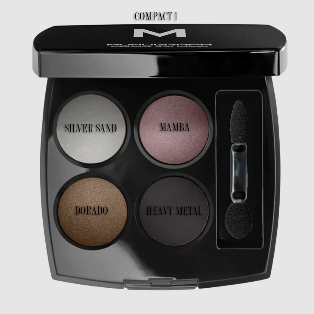 Artis Monograph Pressed Powder Eyeshadow Quad Compact