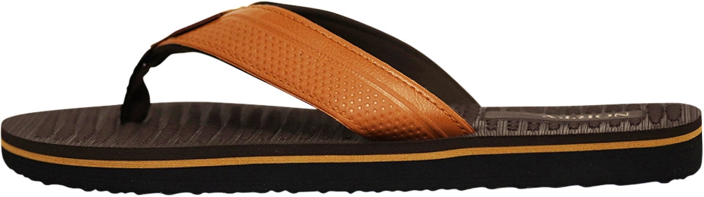 NORTY - Men's Flip Flop Sandal, Brown Tan (11123)