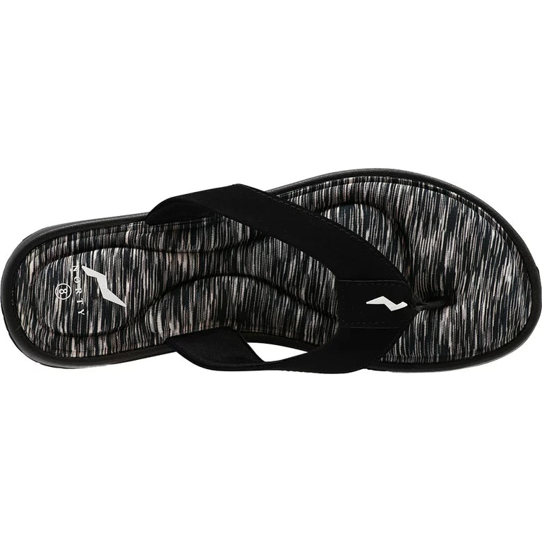 NORTY Womens Memory Foam Flip Flops