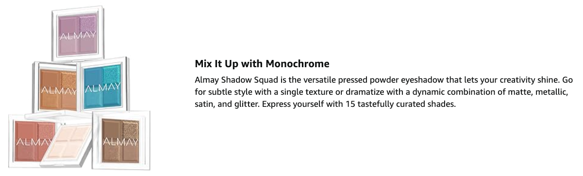 ALMAY Shadow Squad, Unapologetic, Eyeshadow palette, Pure Gold Baby