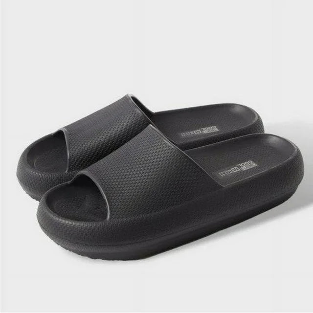 32 Degrees Unisex Cushion Slide Sandal, Black
