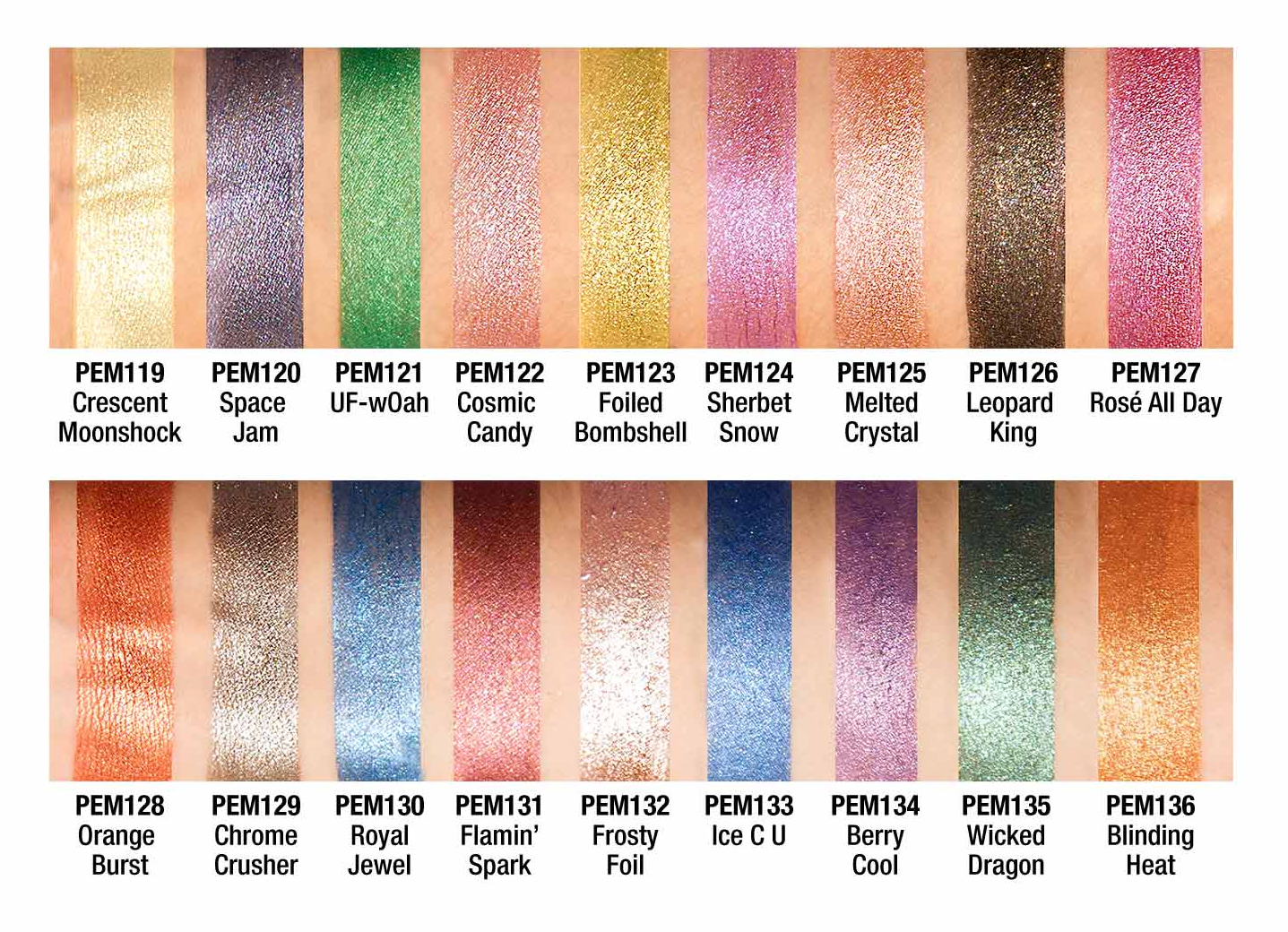 J.Cat Beauty Pris-Metal Chrome Eye Mousse Crescent Moonshock