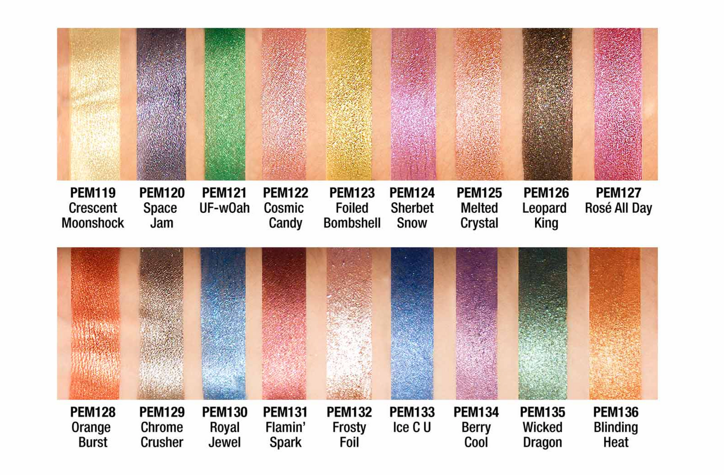 J.Cat Beauty Pris-Metal Chrome Eye Mousse Crescent Moonshock