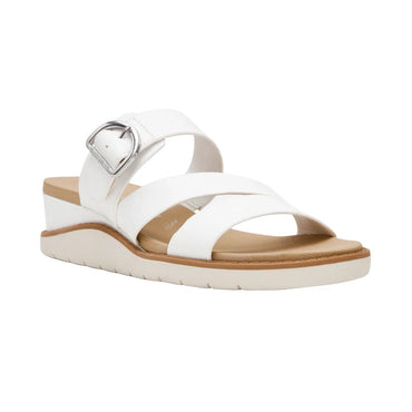 Anne Klein Women's Sandal, White