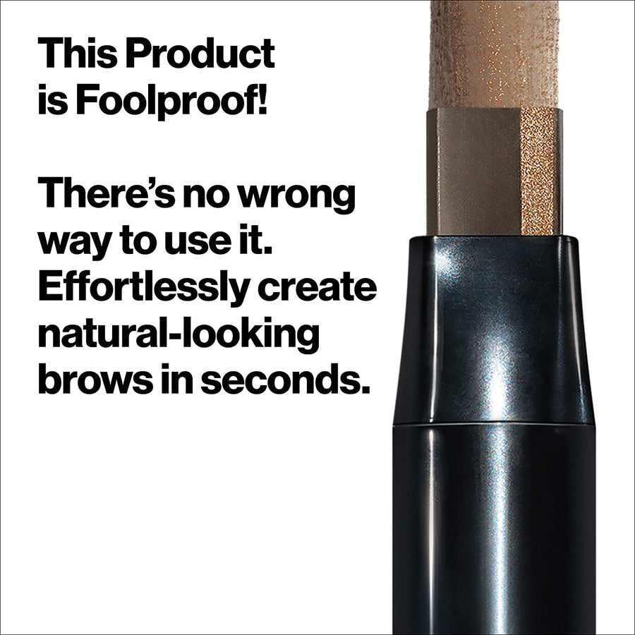 Revlon Colorstay Browlights Pencil, Eyebrow Pencil & Brow Highlighter, 408 Medium Brown