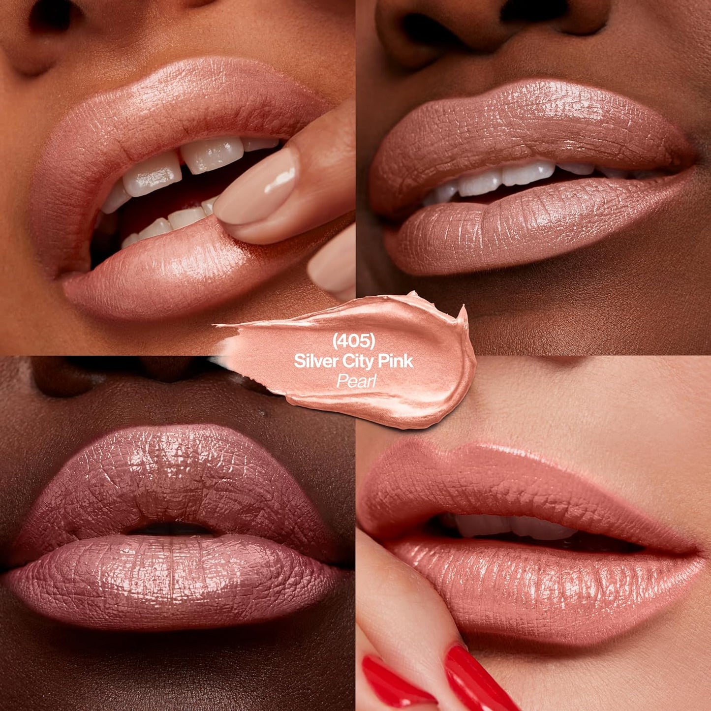 REVLON Super Lustrous Lipstick, Silver City Pink (405)