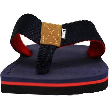 NORTY Men's Sandals Outdoor & Indoor Flip Flop (Navy/Red) - (11114)
