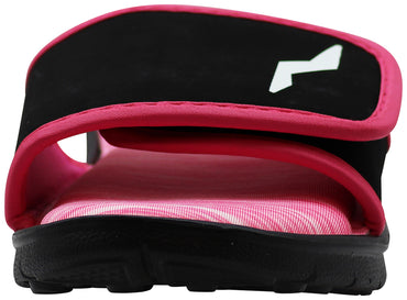 NORTY - Women's Memory Foam Footbed Sandals, Pink/Black (12114)