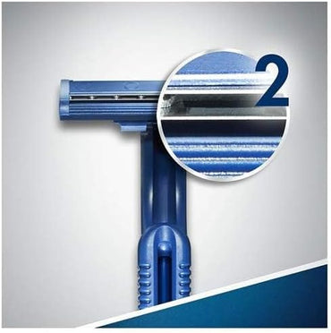 Gillette 2 Men's Disposable Razor, (5 Units)