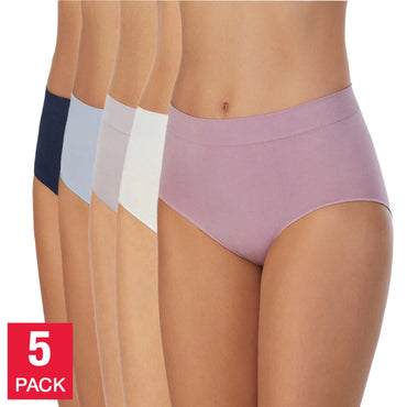 Carole Hochman Ladies' Seamless Brief - Assorted Colors (5-Pack)