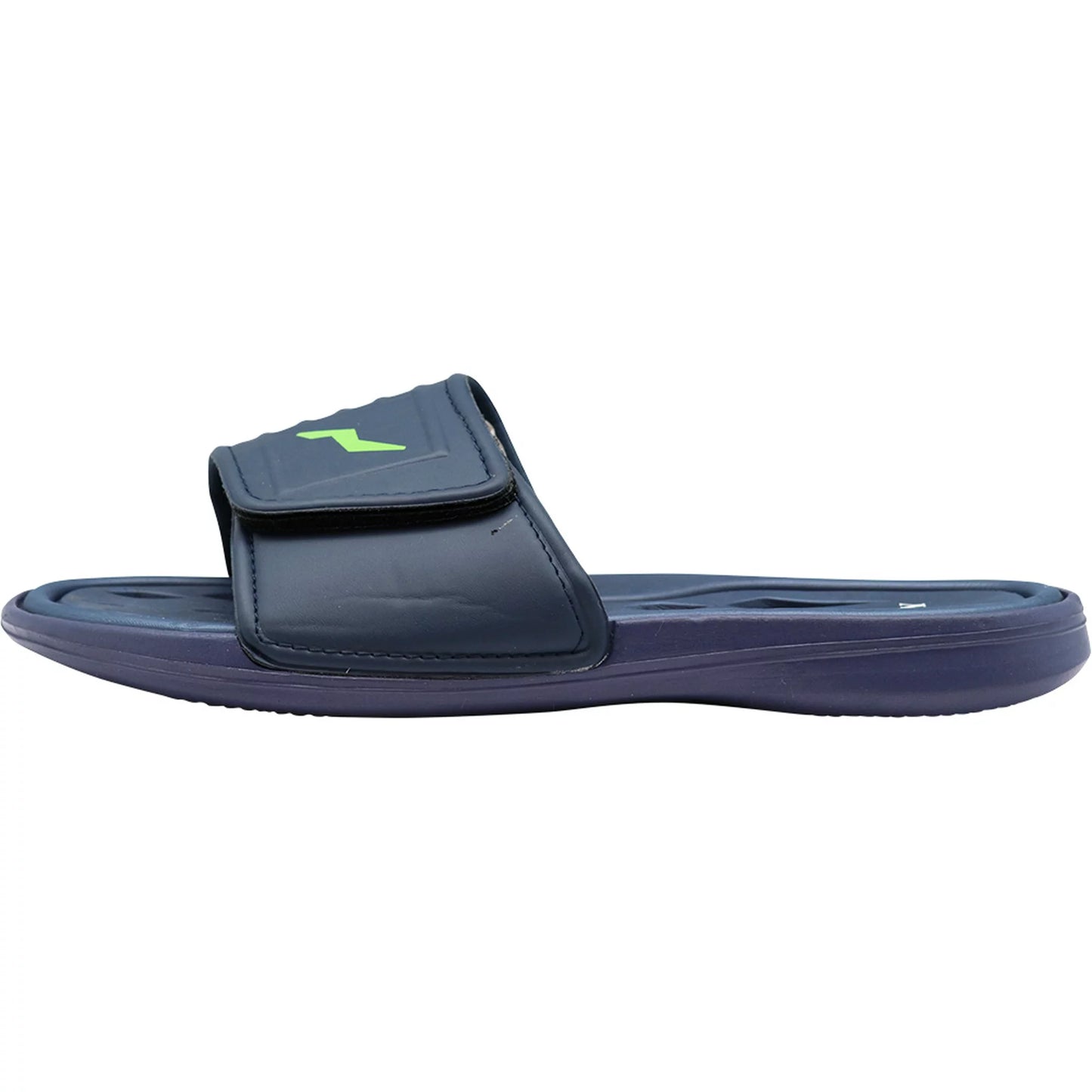 NORTY Mens Slide Sandals Adult Male Drainage Flip Flops, (21015) Navy