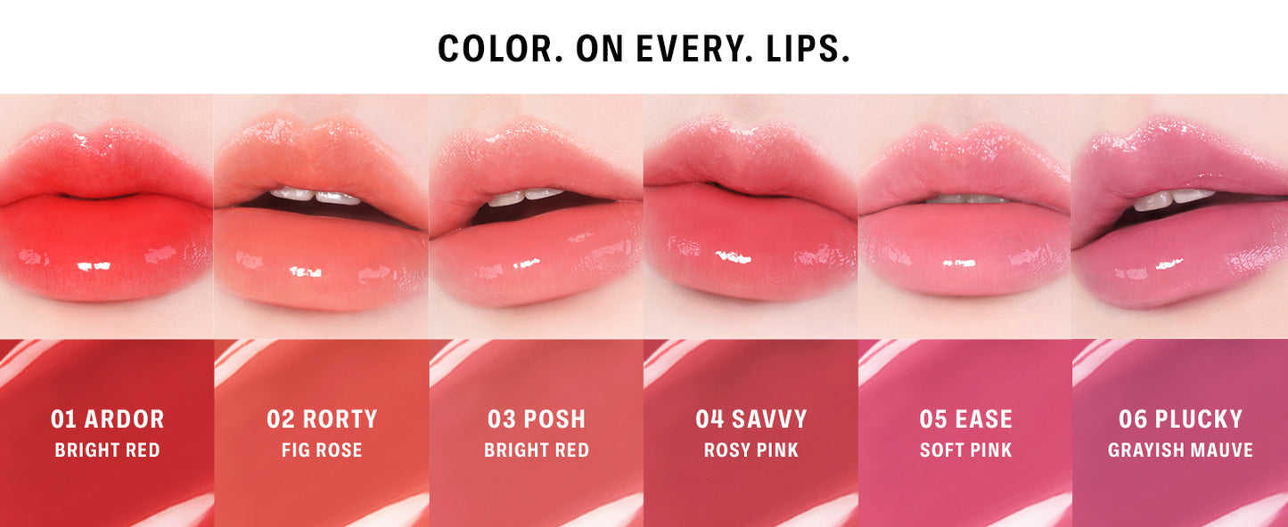 BRAYE Lipsleek 2-in-1 Lip Balm/Blush including Long Multi Strap