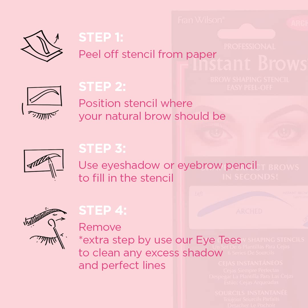 FRAN WILSON Instant Brows Brow Shaping Stencil - Round (09402-000)