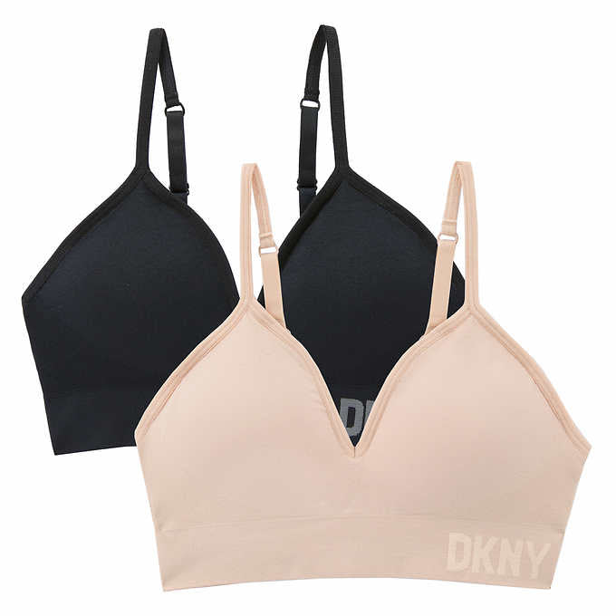 DKNY Ladies’ Seamless Bra, (2-pack)