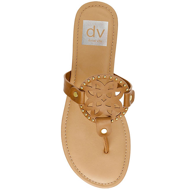 DV Dolce Vita Ladies Gionna Flat Sandal, Tan