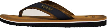 NORTY Men's Flip Flop Sandal - Navy Camel (11117)