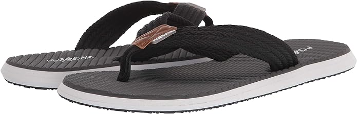 Roxoni Men's Thong Flip Flops Beach/Pool Outdoor Sandals (1258)