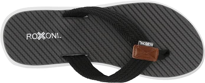 Roxoni Men's Thong Flip Flops Beach/Pool Outdoor Sandals (1258)