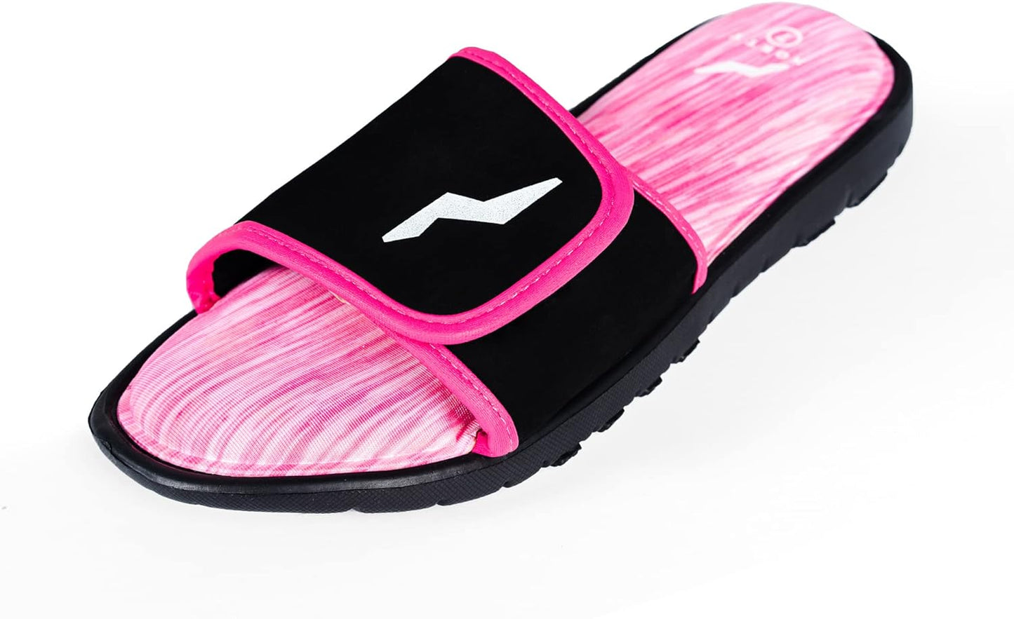 NORTY - Women's Memory Foam Footbed Sandals, Pink/Black (12114)