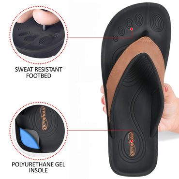 Aerothotic - Women's Comfortable Sandal, Cuta - Brown (L0367)