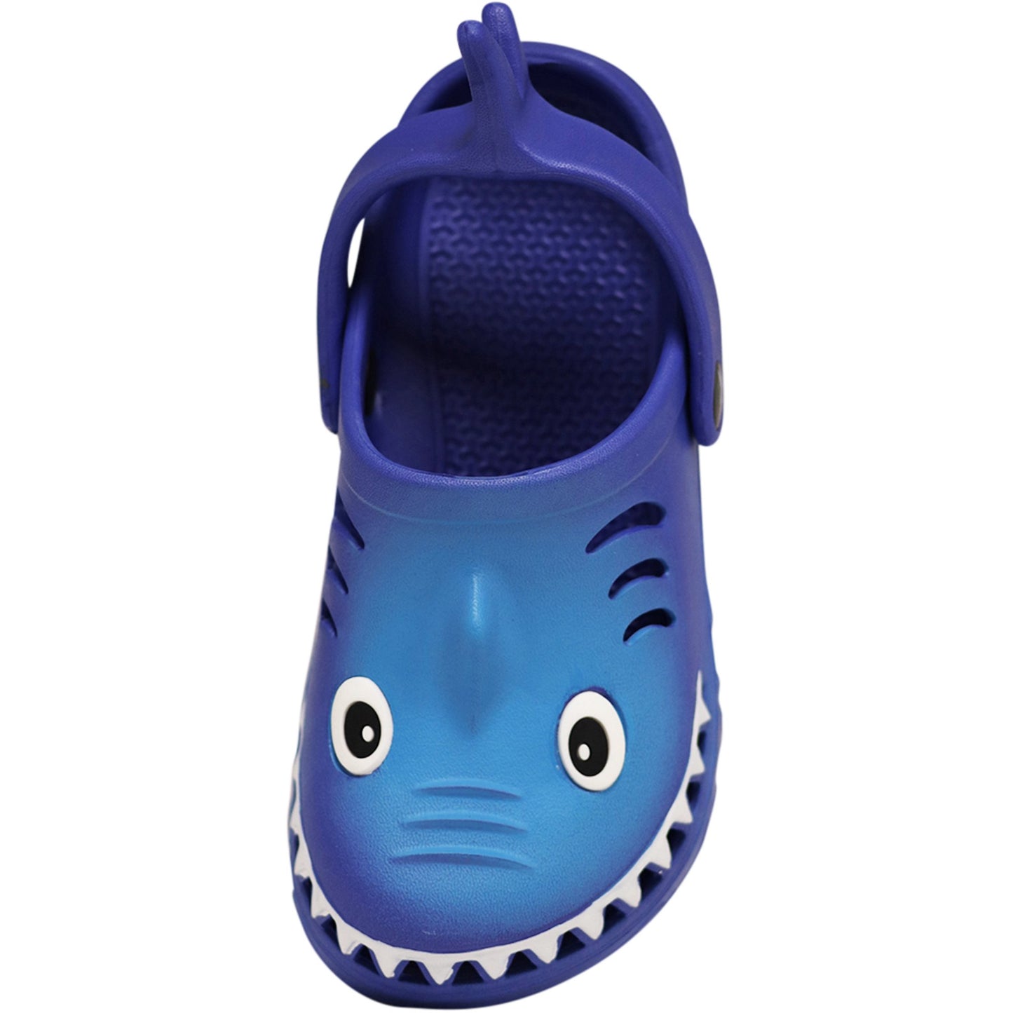NORTY - Boy's Girl's Children Toddler Kid Fun Slip on Sandal Slipper Clog Shoe - Blue Shark (C1210)