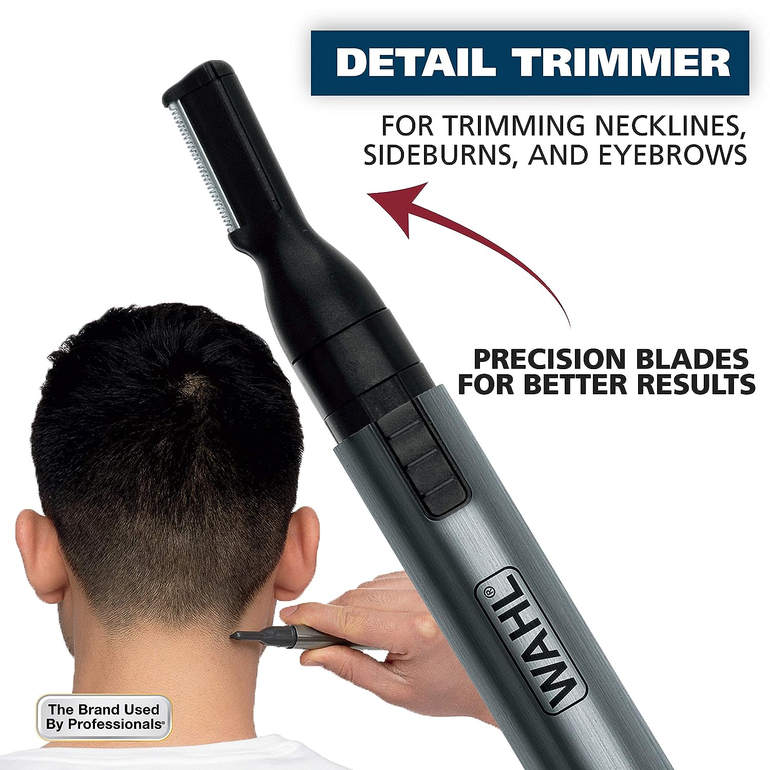 Wahl Micro Groomsman 2-In-1 Precision Detailer Cordless Hair Trimmer