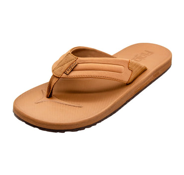 Flojos Lazaro Two Tone Lycra + Faux, Men's Sandal - Tan/Brown (815)
