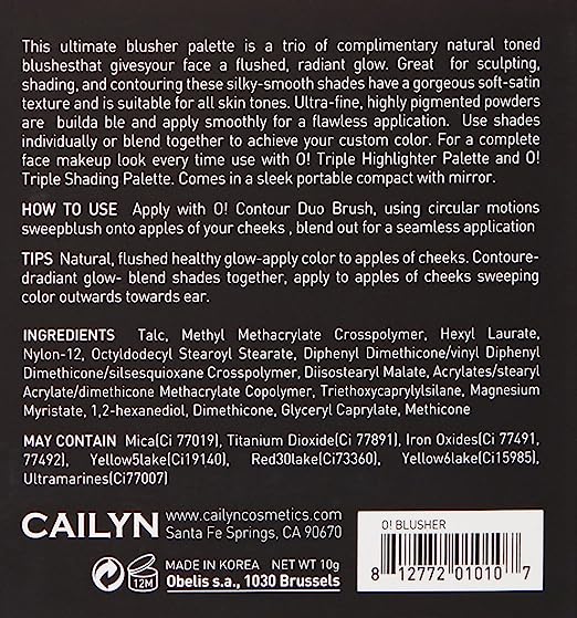 CAILYN O! Triple Blusher Palette