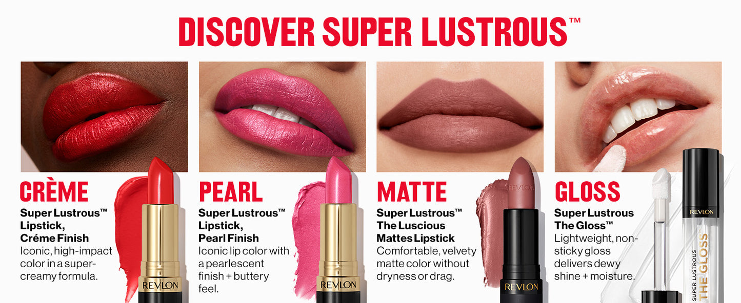 REVLON Super Lustrous The Luscious Mattes Lipstick, (007) On Fire