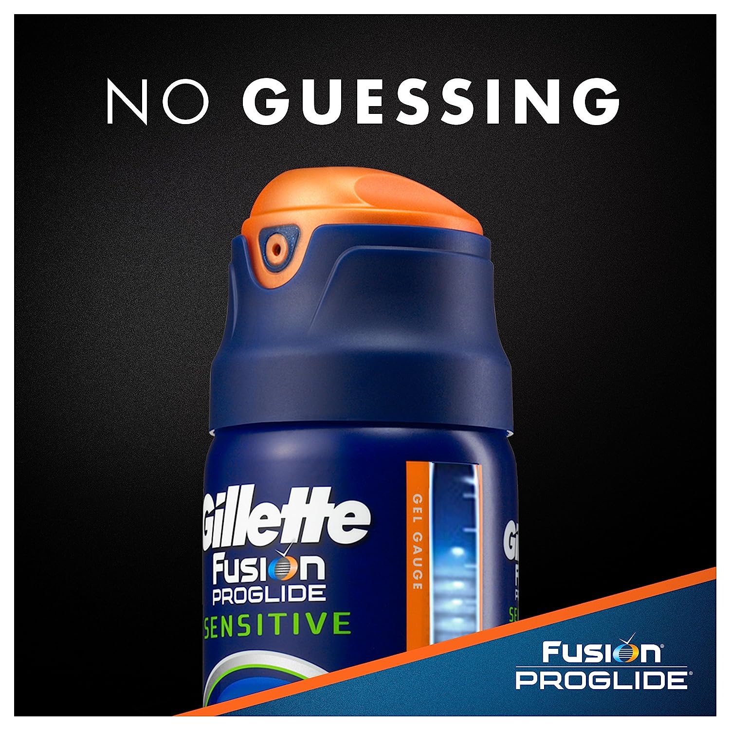 Gillette Fusion ProGlide Sensitive 2 in 1 Shave Gel, Ocean Breeze