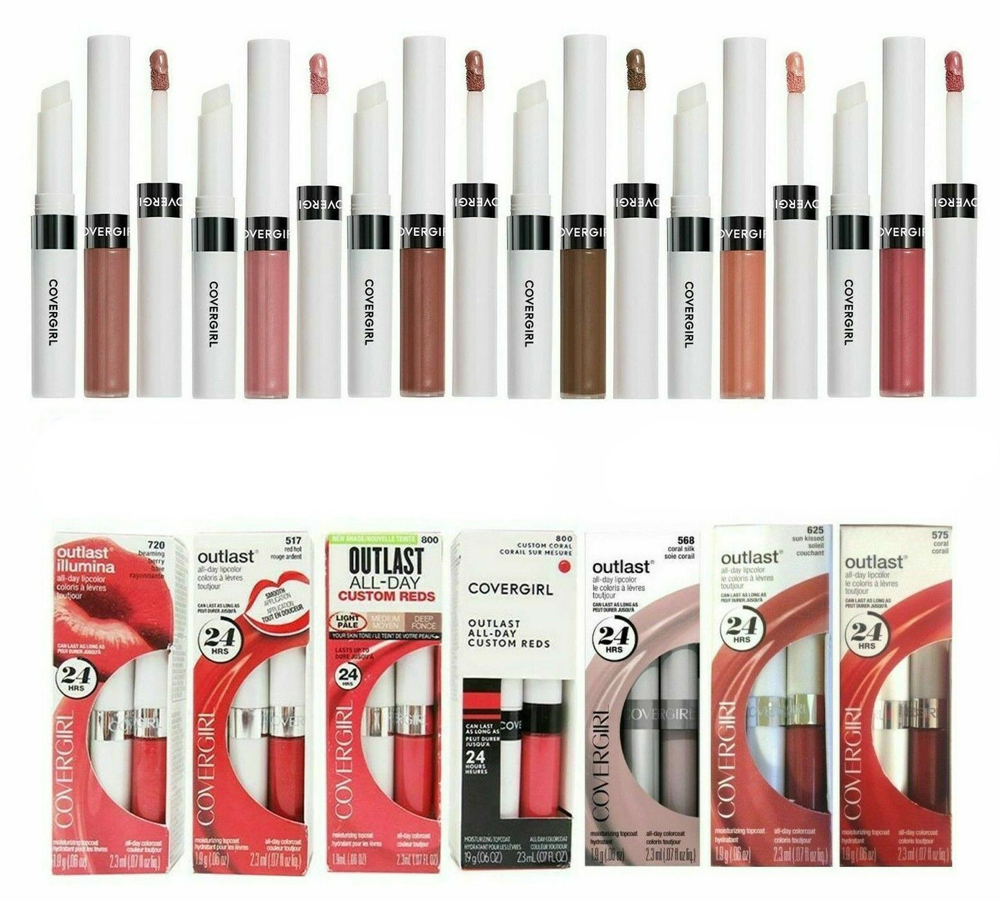 COVERGIRL Outlast All-Day Lip Color Custom Reds