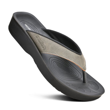 Aerothotic - Women's Comfortable Sandal, Cuta - Grey (L0367)