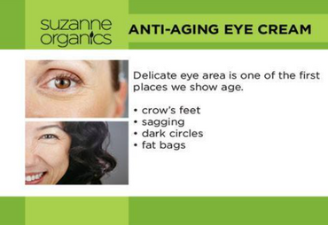 SUZANNE Somers Anti‐Aging Eye Cream Wrinkles Dark Circles 0.5oz