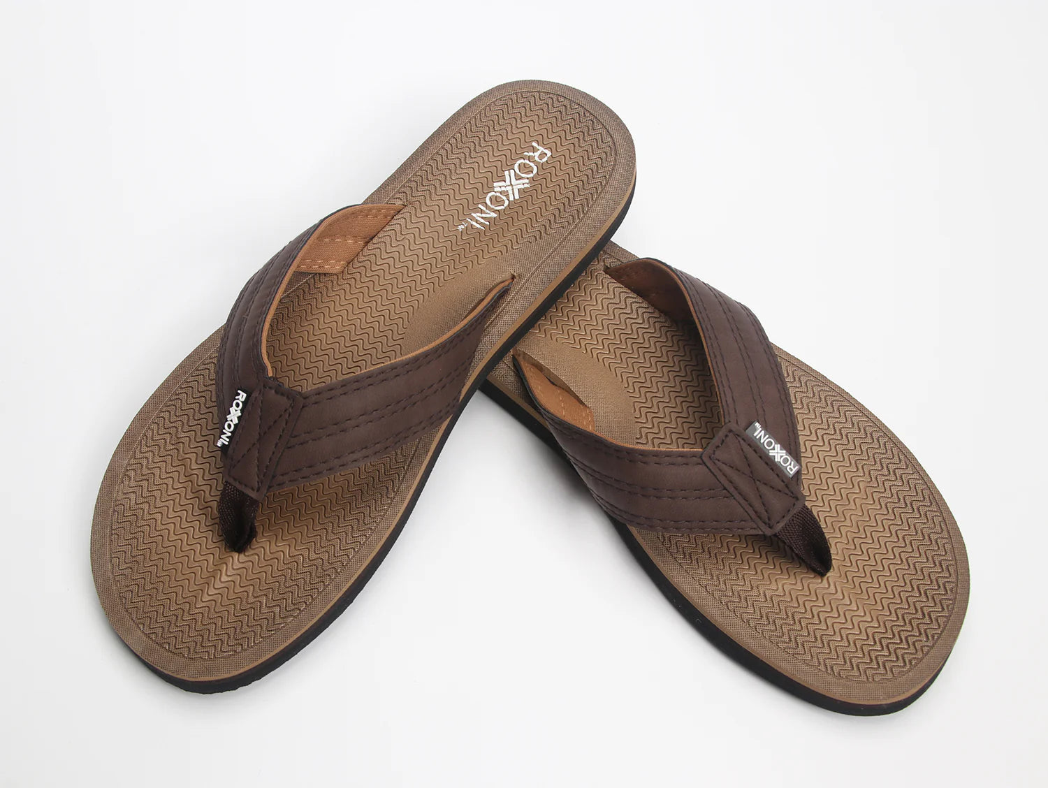 Roxoni Men's Lightweight Outdoor/Indoor Summer Slippers