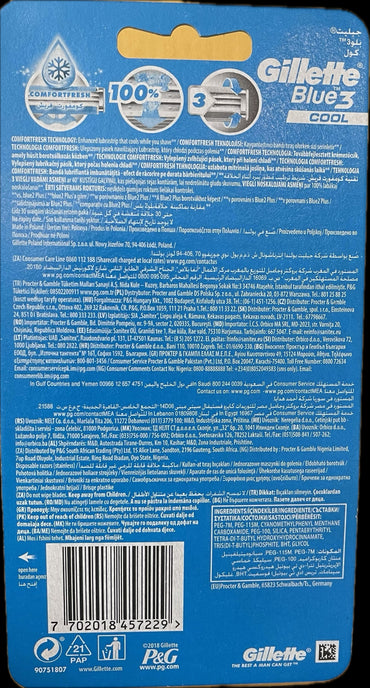 Gillette Razors, Disposable, Cool - 3 Each