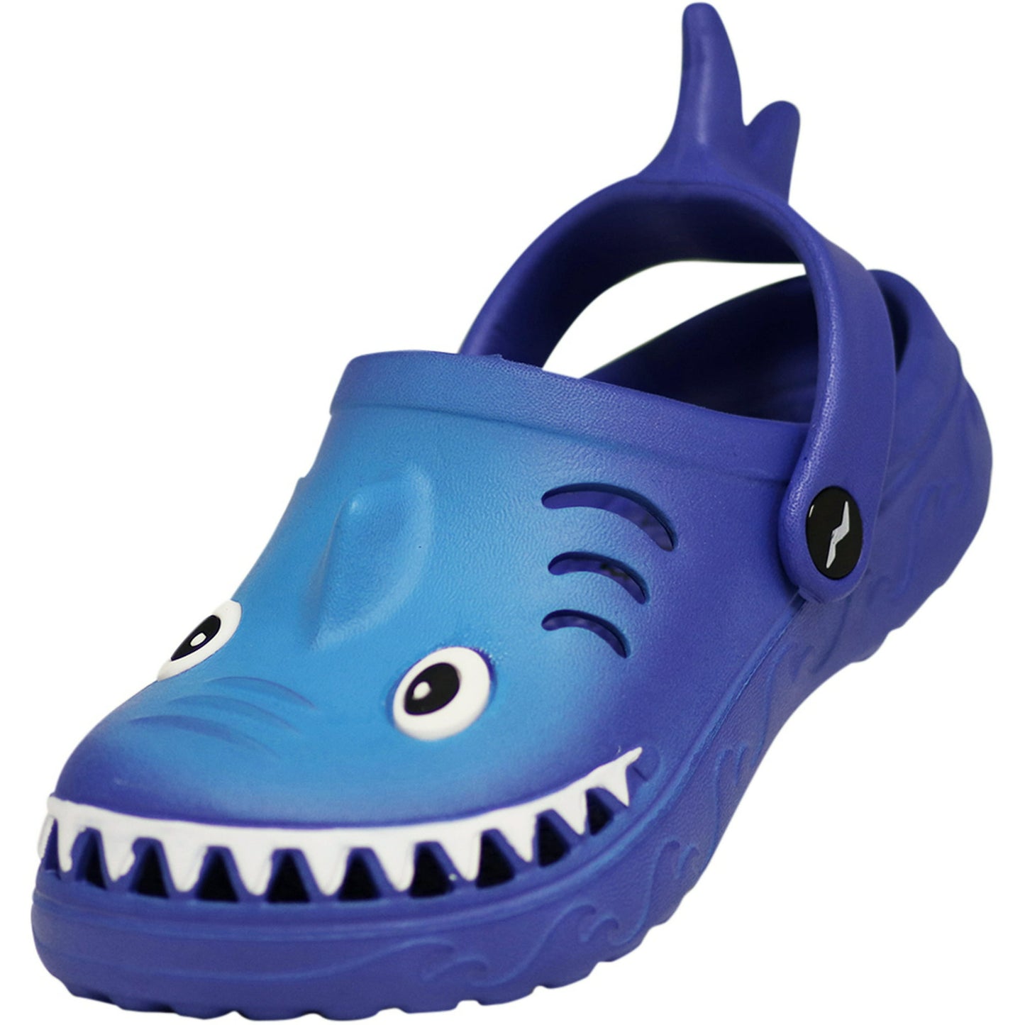 NORTY - Boy's Girl's Children Toddler Kid Fun Slip on Sandal Slipper Clog Shoe - Blue Shark (C1210)